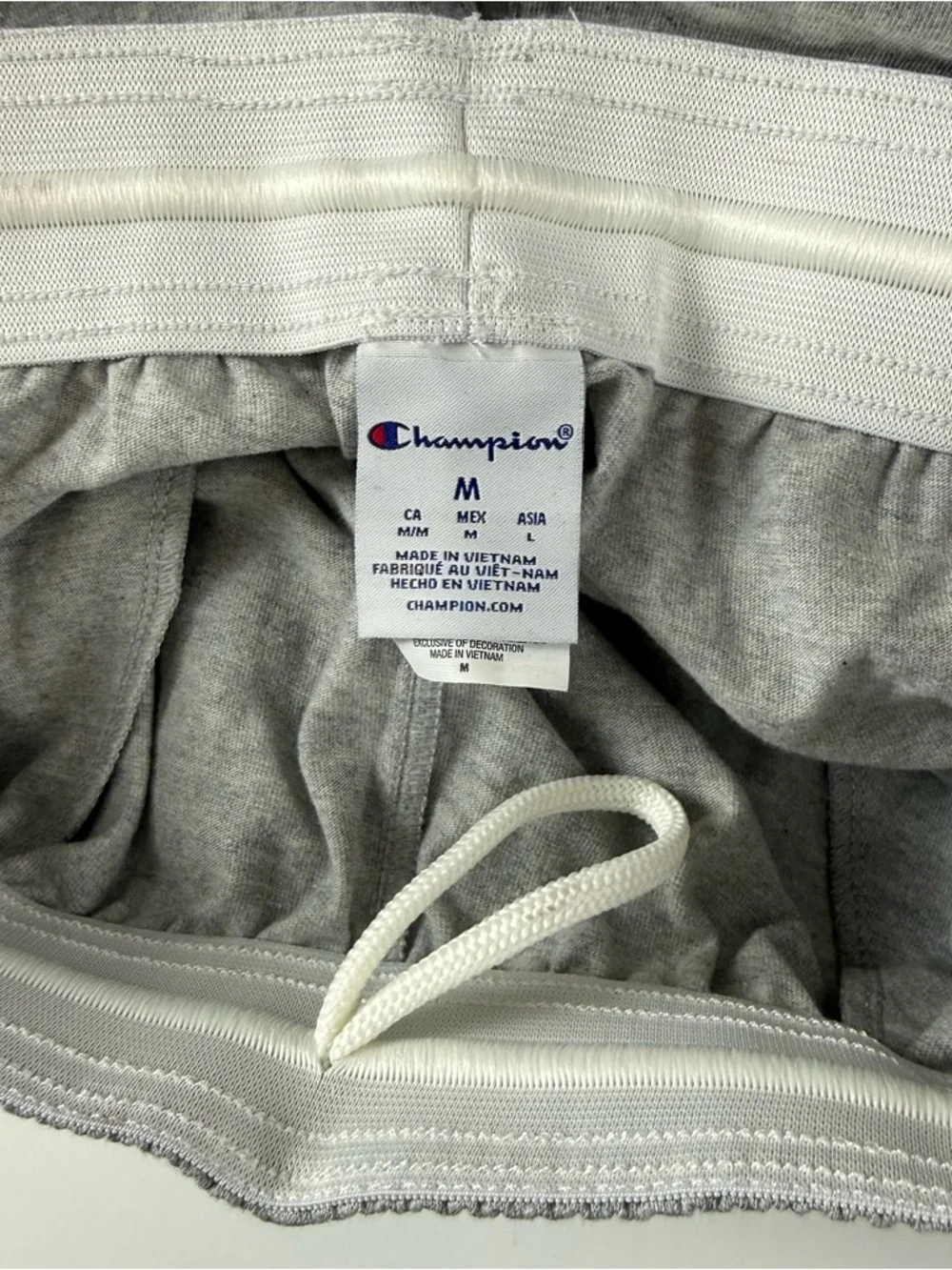 Champion Everyday Cotton Jogger Pants Mens Medium Gray Sweatpants Pockets NWT